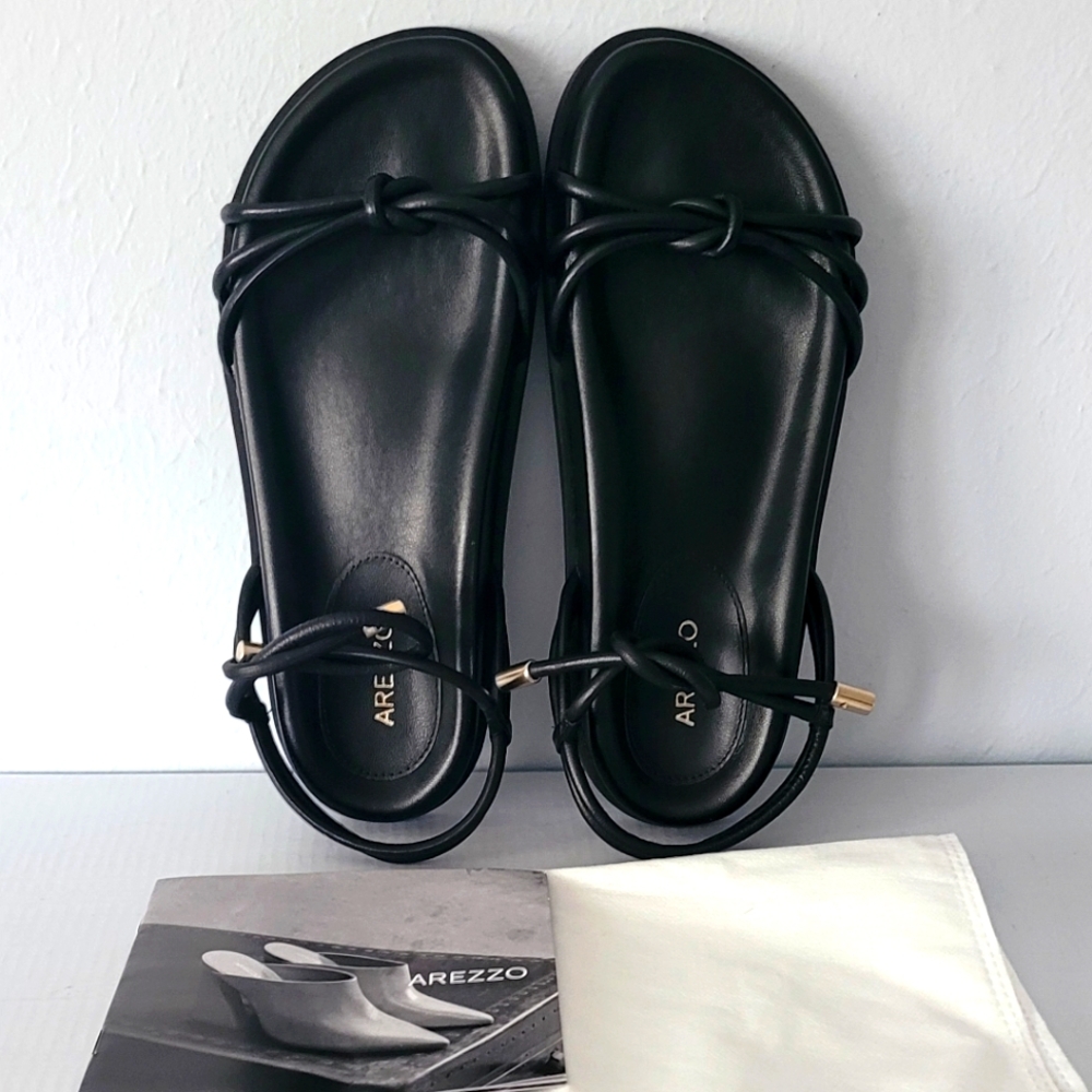 AREZZO Camila Footbed Sandals 7B - Picture 5 of 6